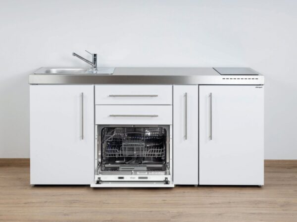 stengel minikueche premiumline mpgs 180a mit kuehlschrank geschirrspueler und apothekerauszug