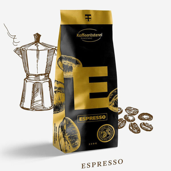 5002 kaffeeroesterei konstanz espresso della casa 4x 250g 0