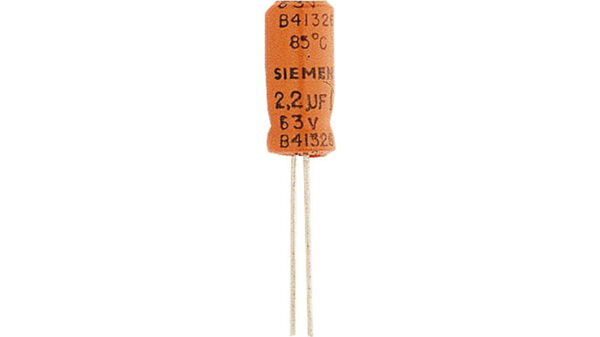 Elektrolytkondensator 100 μF, 63 V, RM 5 mm, radial