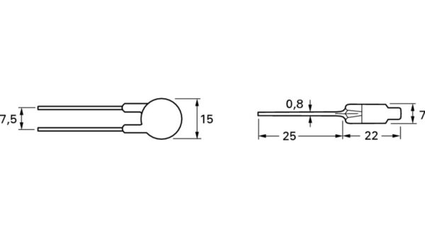 NTC-Widerstand 33 Ohm