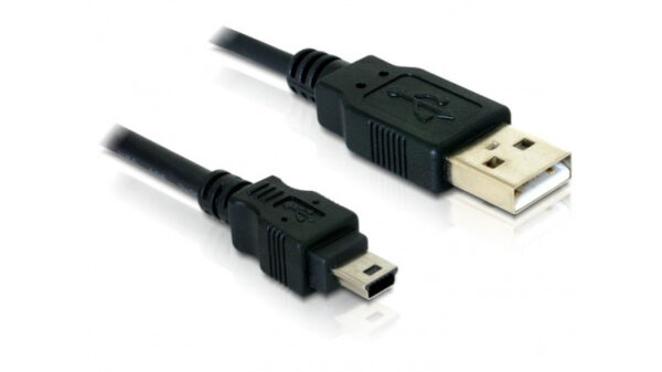 Delock USB-2.0-Verbindungskabel USB-Stecker (Typ A) auf 5-pol. Mini-USB-Stecker (Typ B) 1,5 m