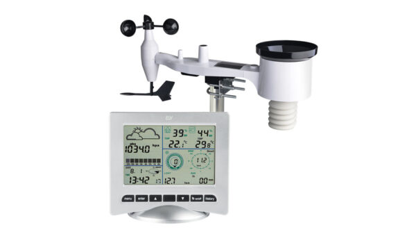 ELV Funk-Wetterstation WS3080, inkl. Kombi-Solar-Außensensor (868 MHz) und PC-Auswertesoftware