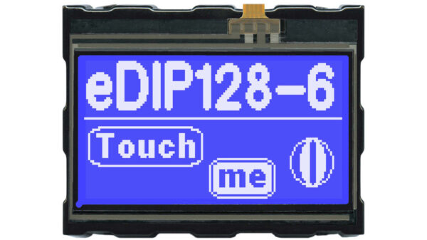 Electronic Assembly LCD-Bedieneinheit mit Touch EA eDIP128B-6LWTP 128x64 Pixel