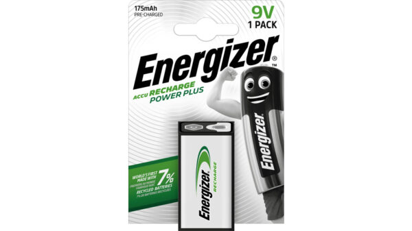 Energizer PowerPlus NiMH-Akku 9-V-Block, 175 mAh