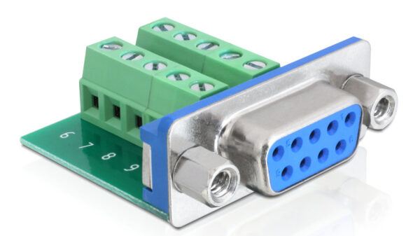 Delock Adapter Terminalblock > Sub-D 9Pin Buchse