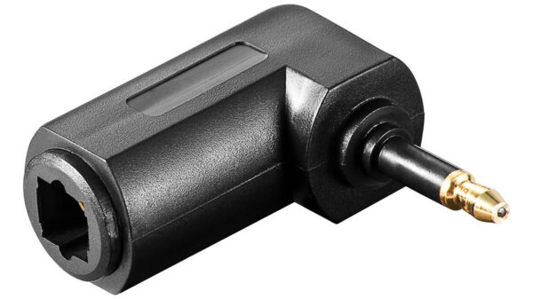 Audio-Adapter 3,5 mm Mini-Winkelstecker mit Toslinkkupplung