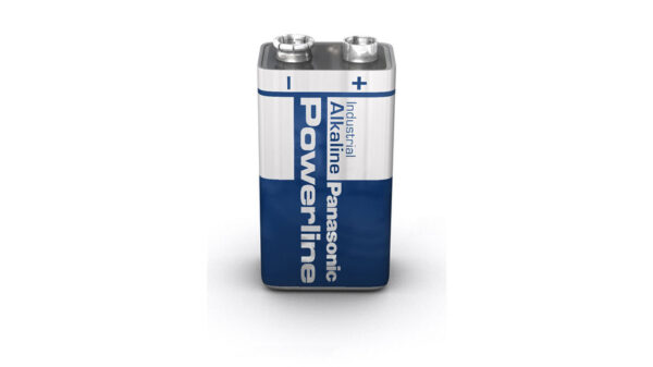 Panasonic Powerline Alkaline Batterie 9 Volt Block, 1er-Pack