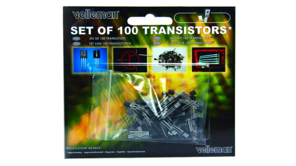 Velleman Transistoren-Set K/TRANS1, 100-teilig