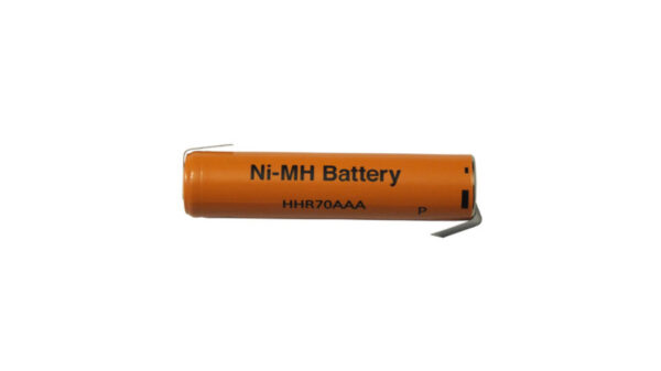 Panasonic NiMH-Zelle mit Lötfahne (Micro-AAA) HHR-70AAA-1Z, 700 mAh