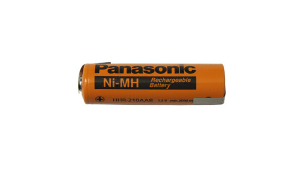 Panasonic NiMH-Zelle mit Lötfahne (Mignon-AA) HHR-210AA-1Z, 2000 mAh