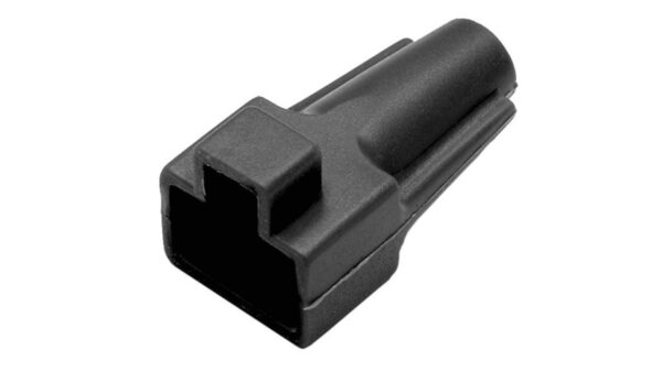 econ connect Knickschutz KSM8SW, Kabeleinlassöffnung Ø 5,5 mm, Länge 28,0 mm, schwarz