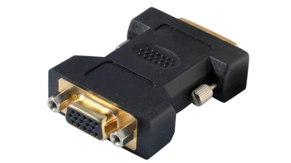 Adapter DVI-I-Stecker 24+1 Dual-Link auf VGA-Buchse