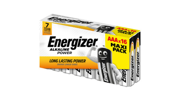 Energizer Alkaline "Power" Batterie Micro AAA, 16er-Pack