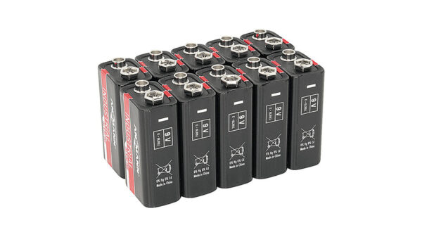 Ansmann Alkaline Batterie 9-V-Block, 10 Stück