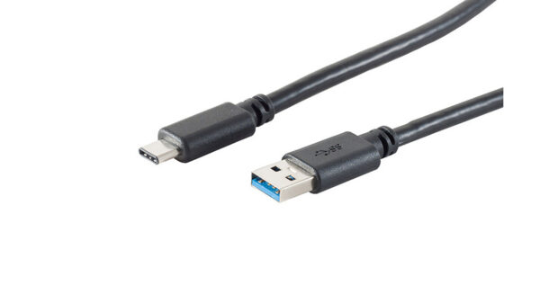 Shiverpeaks USB 3.1-Kabel Gen. 2, USB 3.1 USB-Stecker(Typ C) auf USB 3.0 USB-Stecker(Typ A),1 m