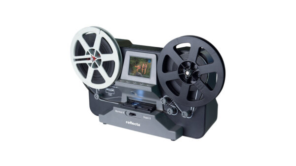 reflecta Film-Scanner Super 8 / Normal-8, speichert auf SD-Karte, 6,1-cm-Vorschaudisplay