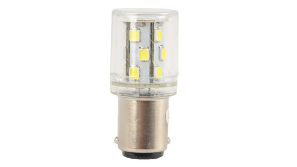 Barthelme LED 360° Rundumleuchte mit 15 LEDs, Ba15d, 24VAC/DC, 20x45mm, grün, typ. 32lm