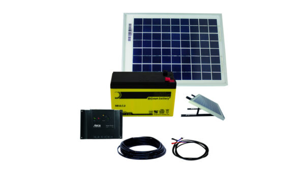 Phaesun Solarstrom-Set mit Akku,  10 W inkl. 6 A Solarladeregler