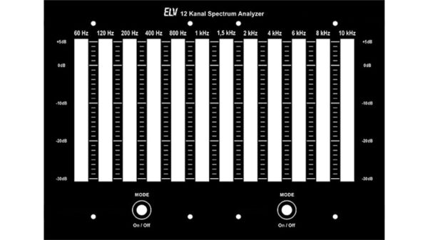 ELV Frontplatte für 12-Kanal-Version ASA6