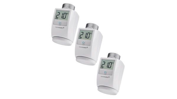 Homematic IP Smart Home 3er-Set Heizkörperthermostat, HmIP-eTRV-2