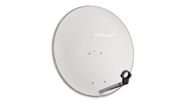 DUR-line Aluminium-Satellitenspiegel MDA 80, hellgrau