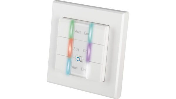 Homematic IP Wired Smart Home Wandtaster HmIPW-WRC6, 6-fach, mit LEDs