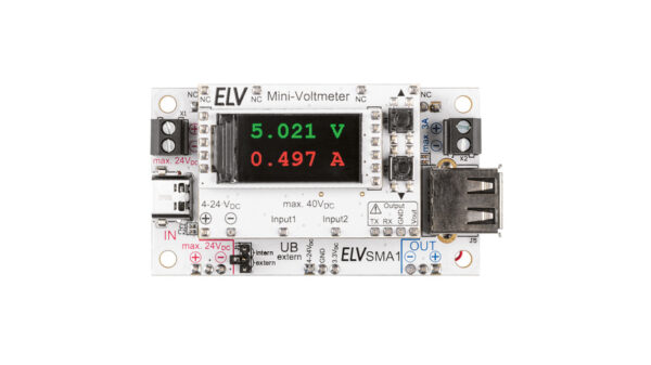 ELV Bausatz Strommessadapter SMA1 für ELV Mini-Voltmeter für Steckboards