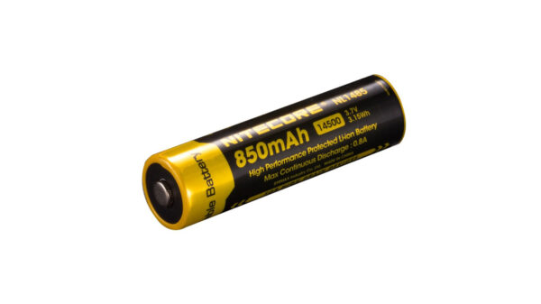 NiteCore Lithium Ion Akku 14500 850 mAh, NL 1485