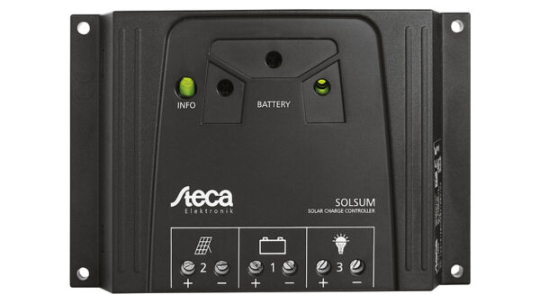 Steca Elektronik Solarladeregler 6.6F 12/24V, 6A, LED-Anzeige