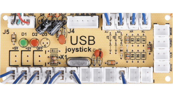 Joy-IT Zero Delay Encoder-Board für Joysticks oder Bedientastern inkl. Kabelsatz