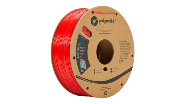 Polymaker ABS-Filament PolyLite, 1,75 mm, rot, 1 kg