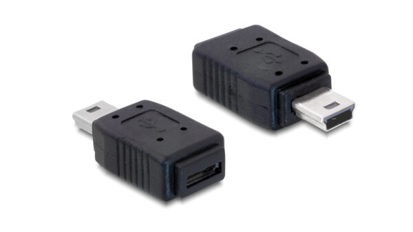 Delock USB-Adapter DLO-65155, Mini-USB-Stecker auf Micro-USB-B-Buchse