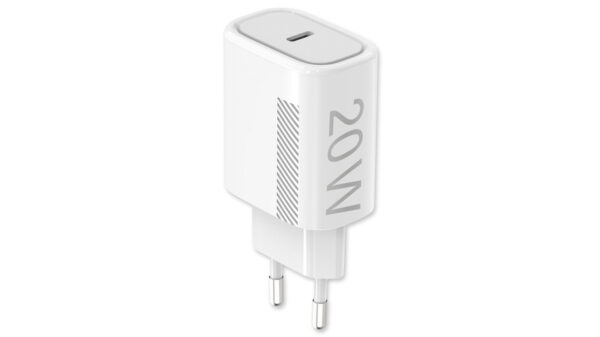 Fontastic USB-Type-C Schnell-Reiselader Novac 20 W, Power Delivery, 100 - 240 V, Weiß