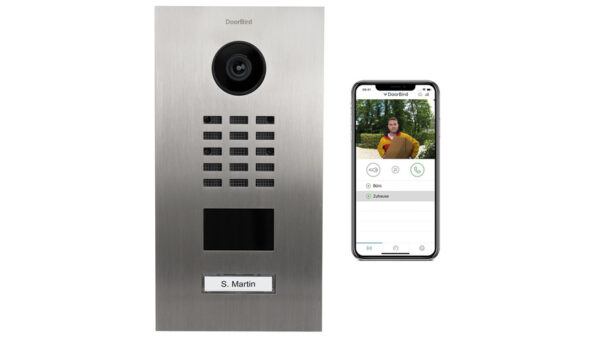 DoorBird IP Video Türstation D2101V Edelstahl V4A, gebürstet, Unterputz