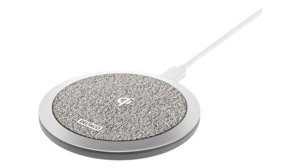 Deltaco Qi-Ladegerät QI-1032 Fast Wireless Charger max. 10 W, grau