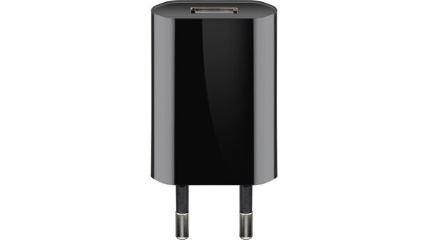 goobay USB-A-Netzteil, 5 V/1 A, 5 W, schwarz