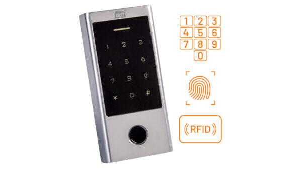 dnt Fingerprintcodeschloss BioAccess PRO, kapazitiver Fingerprint-Sensor, Zahlencode und RFID