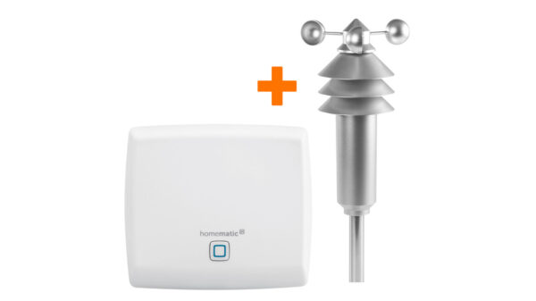 Homematic IP Set Wetter Basic mit Homematic IP Access Point und Funk-Wettersensor basic