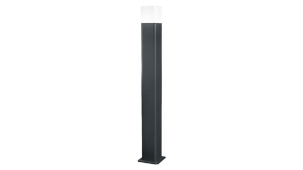 LEDVANCE SMART+ WiFi 10-W-LED-Standleuchte CUBE POST, Aluminium, 500 lm, warmweiß, RGB, IP44, 80 cm