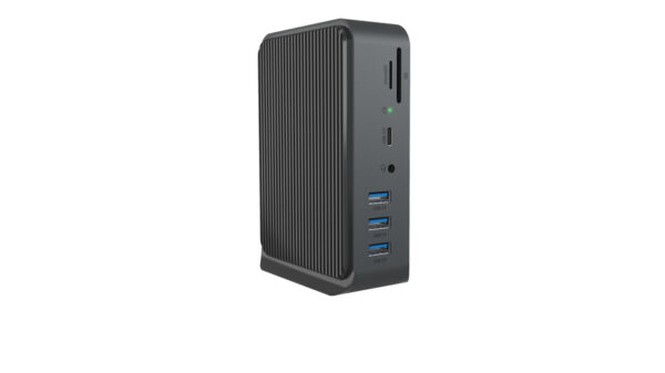 ICY BOX Docking-Station IB-DK2261AC, 2K-HDMI-Anschlüsse, USB 3.2, 5 Gbit/s, SD-Kartenslots