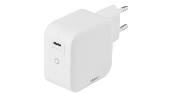 Deltaco USB-C-Schnell-Ladegerät USBC-GAN02, 60 W mit Power Delivery