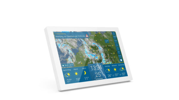 WetterOnline WLAN-WetterDisplay Home 3, Wetterradar, Regenradar, Thermo-/Hygrometer, Pollenflug