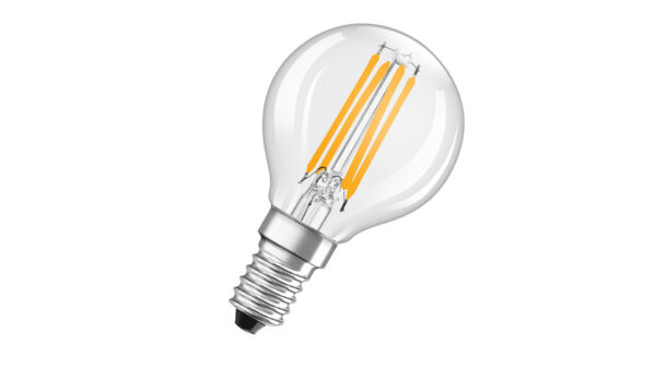 OSRAM Hocheffiziente 2,5-W-LED-Lampe STAR E14, 470 lm, 2700 K, 188 lm/W, FIL, EEK B