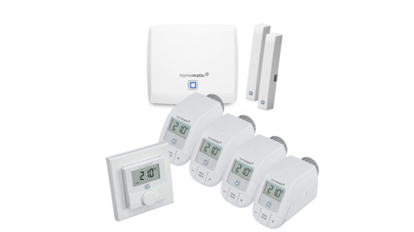 Homematic IP Set Raumklima mit Access Point, 1x Wandthermostat, 2x Fensterkontakt