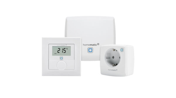 Homematic IP Set Elektroheizungen mit Access Point, Schalt-Mess-Steckdose und Wandthermostat