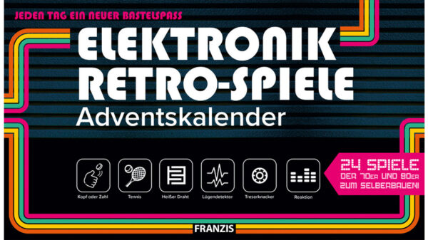 Franzis Adventskalender Elektronik Retro-Spiele