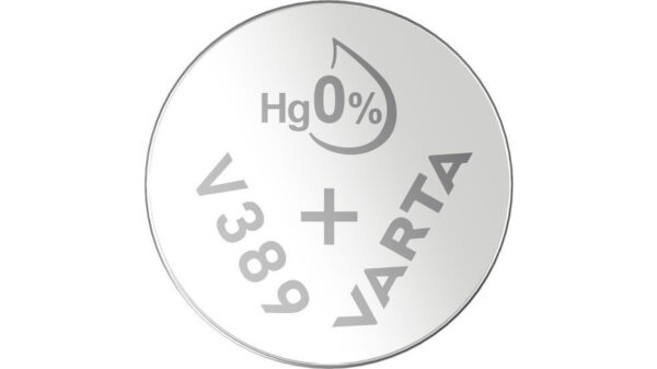 VARTA Silberoxid-Knopfzelle V389/SR54, 1,55 V, 81 mAh