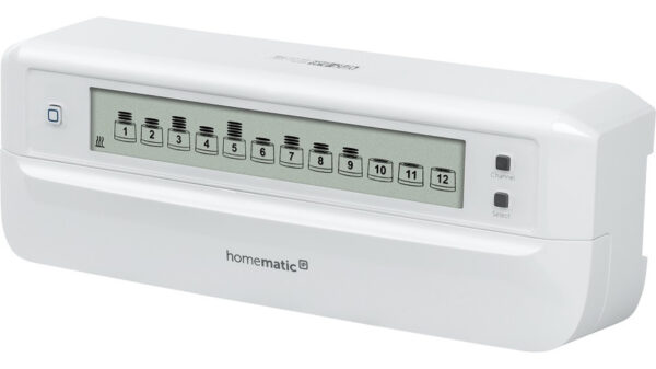 Homematic IP Smart Home Fußbodenheizungscontroller – 12-fach, motorisch, HmIP-FALMOT-C12