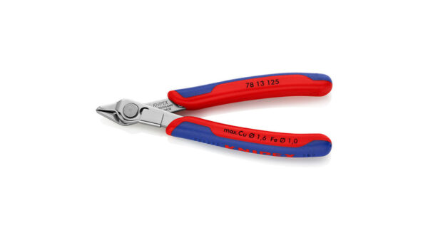 Knipex Electronic Super Knips Elektronik-Seitenschneider 78 13 125 mit Drahtklemme