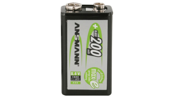 Ansmann maxE 9V NiMH-Akku 200 mAh